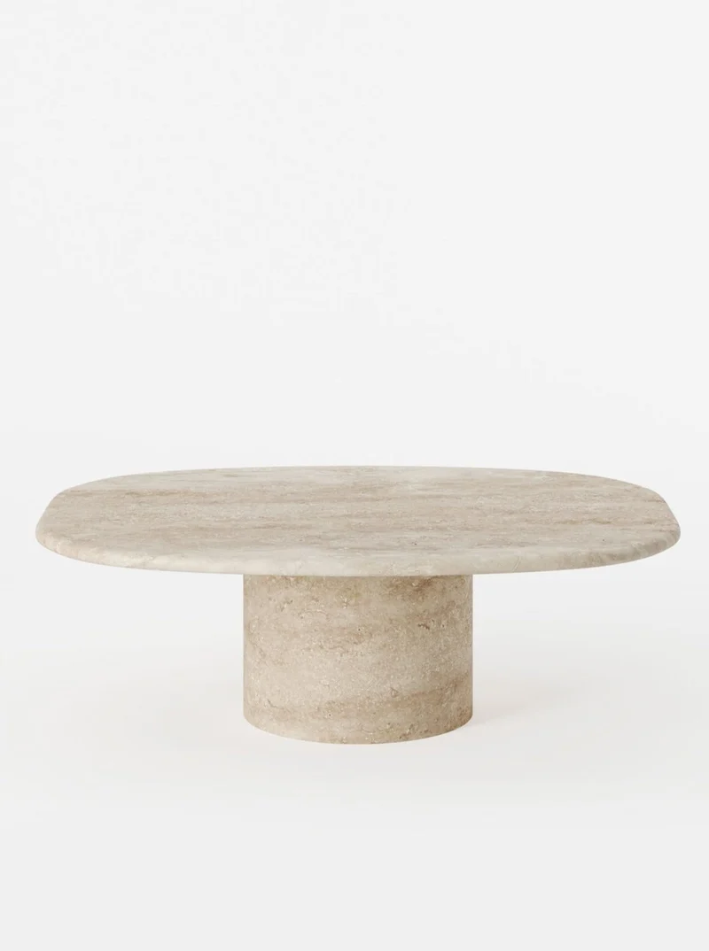 Circa Coffee Table in Travertine