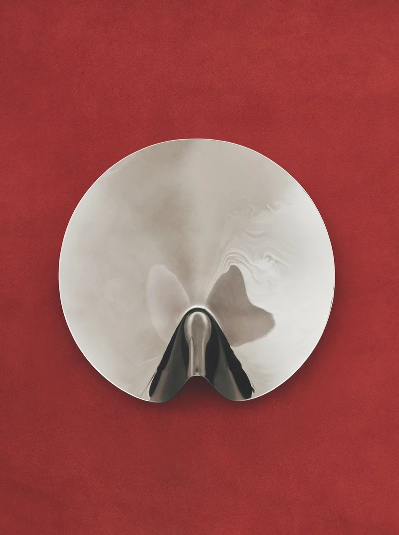 107 - Stainless Steel Footed Serving Bowl