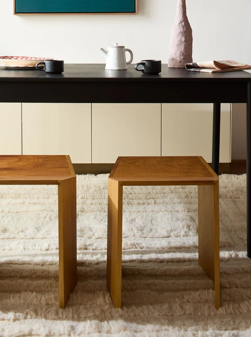 Athens Stool in Iroko