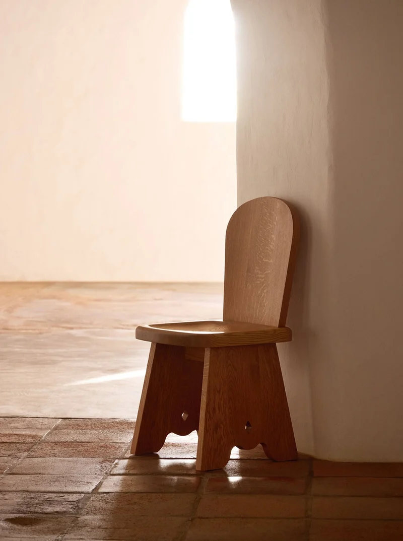 Rambling Chair in Natural French Oak Wood