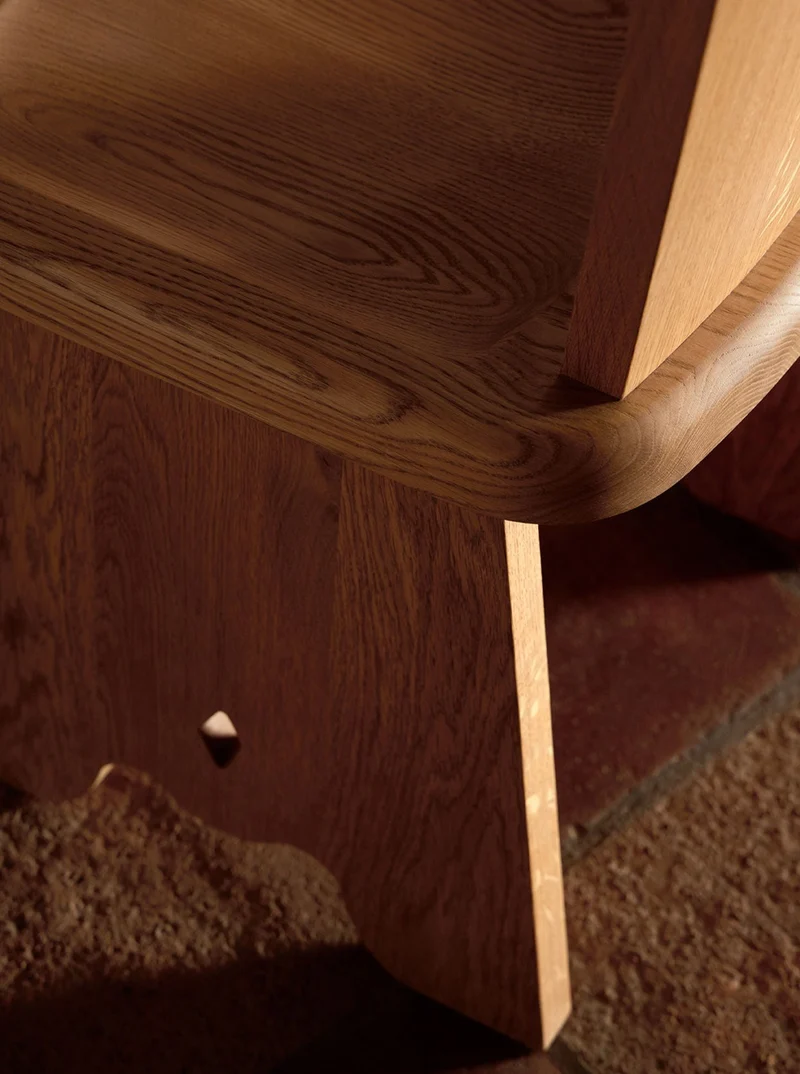 Rambling Chair in Natural French Oak Wood