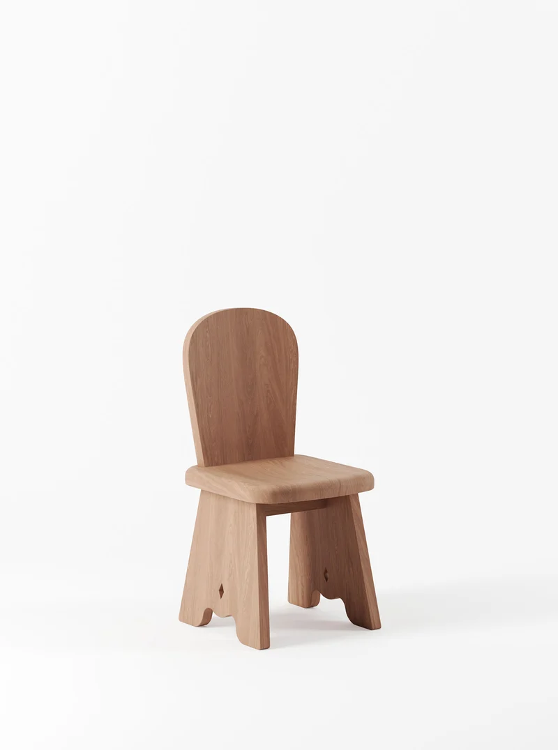 Rambling Chair in Natural French Oak Wood