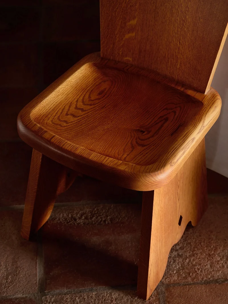 Rambling Chair in Honey French Oak Wood