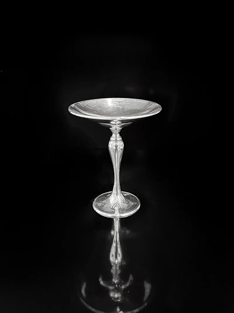 Heavy Silver-Plated Foot Bowl