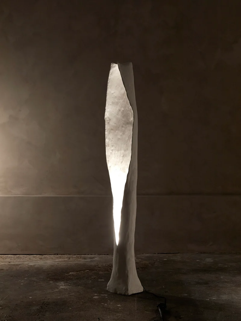 Alcove Plaster Floor Lamp
