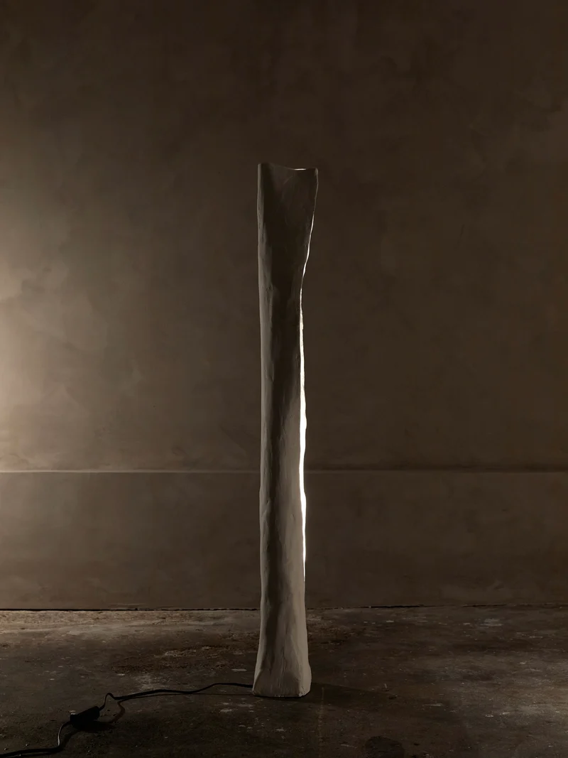 Alcove Plaster Floor Lamp