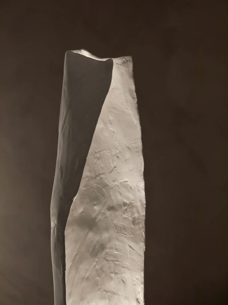 Alcove Plaster Floor Lamp
