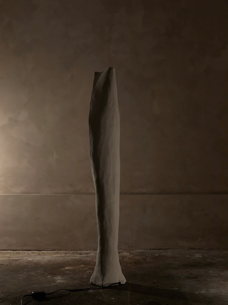 Alcove Plaster Floor Lamp