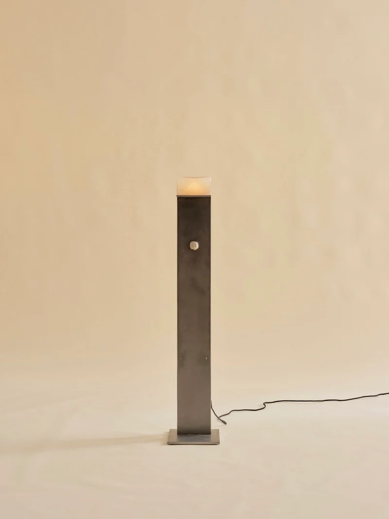 Perceptions Stainless Steel Floor Lamp