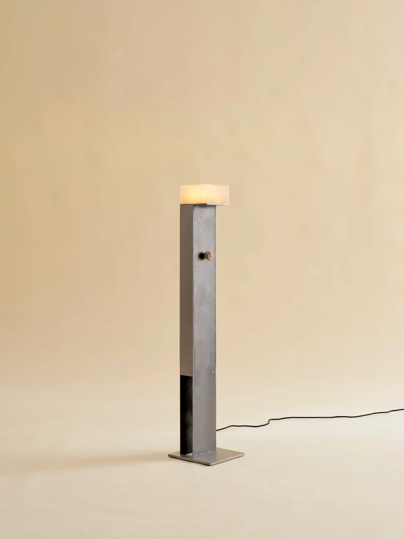 Perceptions Stainless Steel Floor Lamp