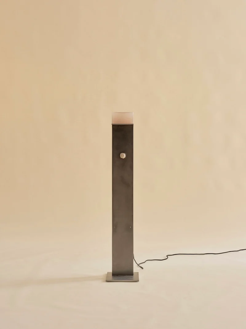 Perceptions Stainless Steel Floor Lamp