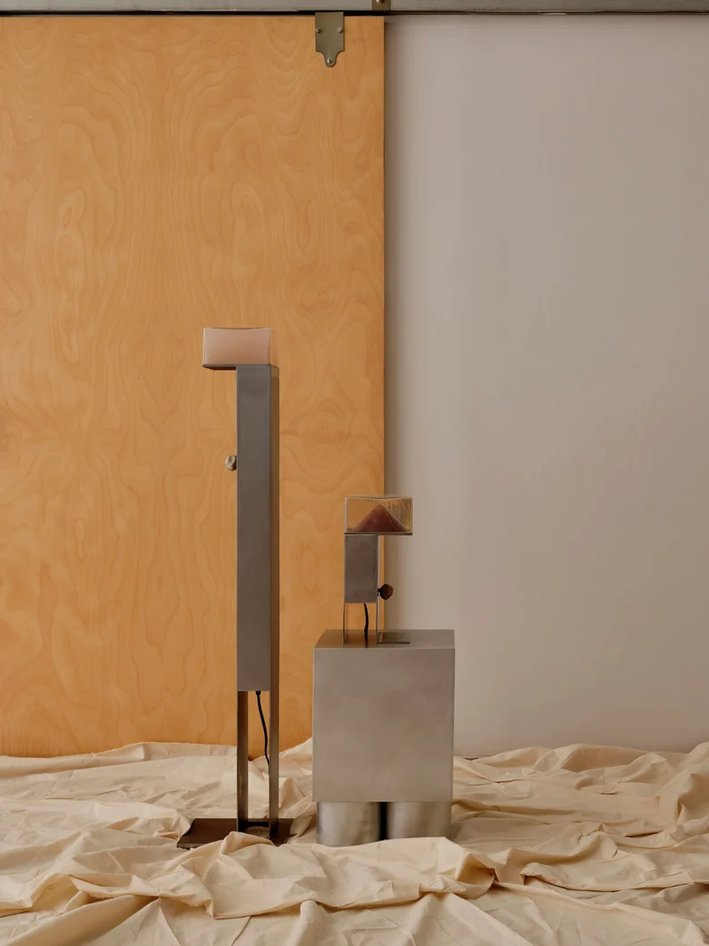 Perceptions Stainless Steel Floor Lamp