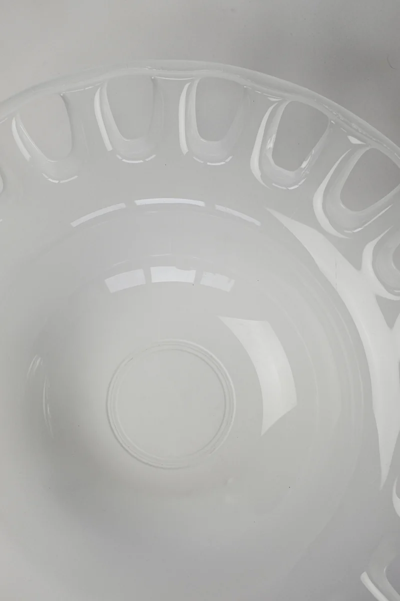 Large Bowl of Milk Glass