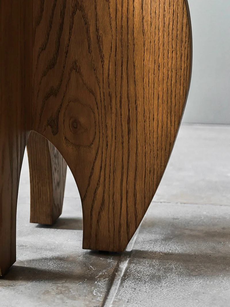 'Fusée' Stained Oak Side Table