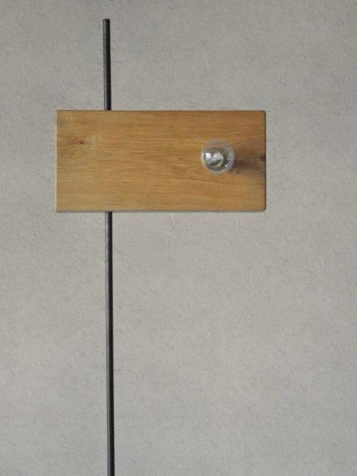 'Oiseau' Oak Floor Lamp