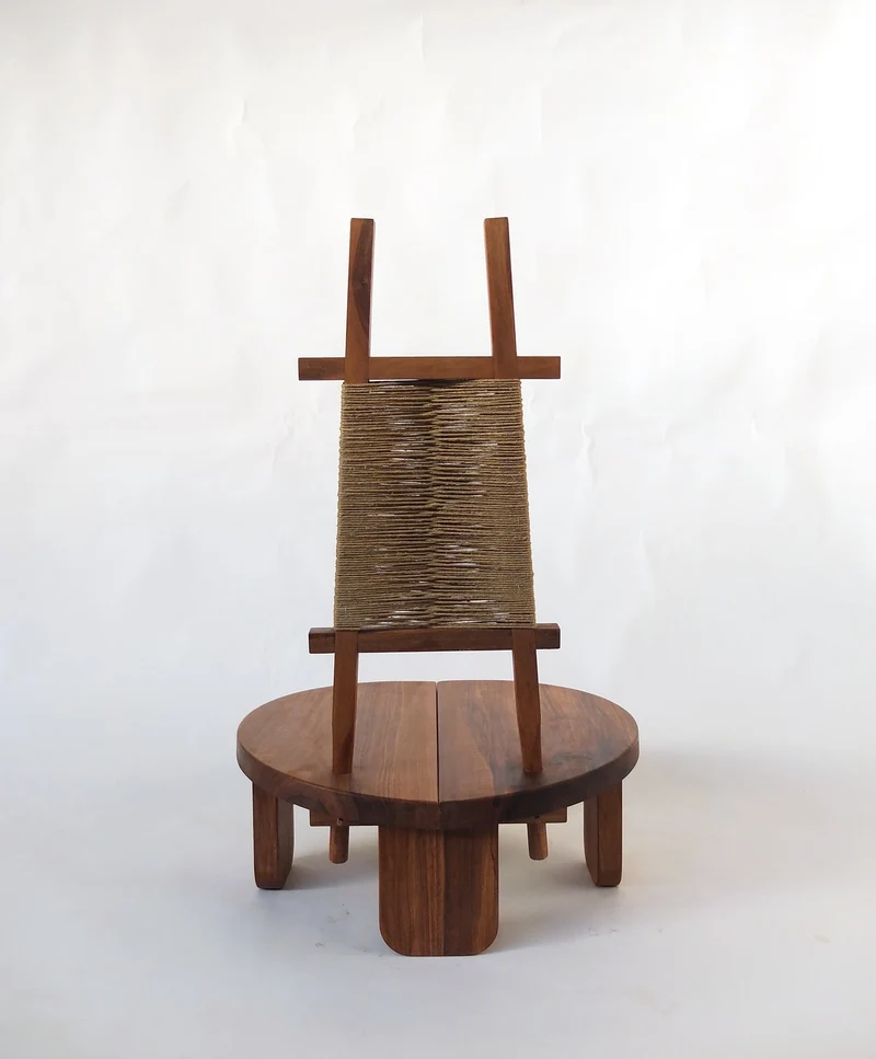 'Wilson' Wallnut-rope Chair