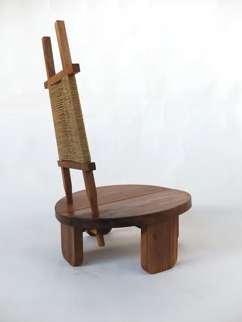 'Wilson' Wallnut-rope Chair