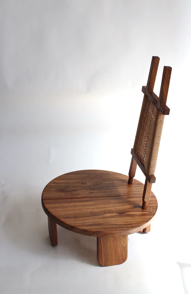 'Wilson' Wallnut-rope Chair