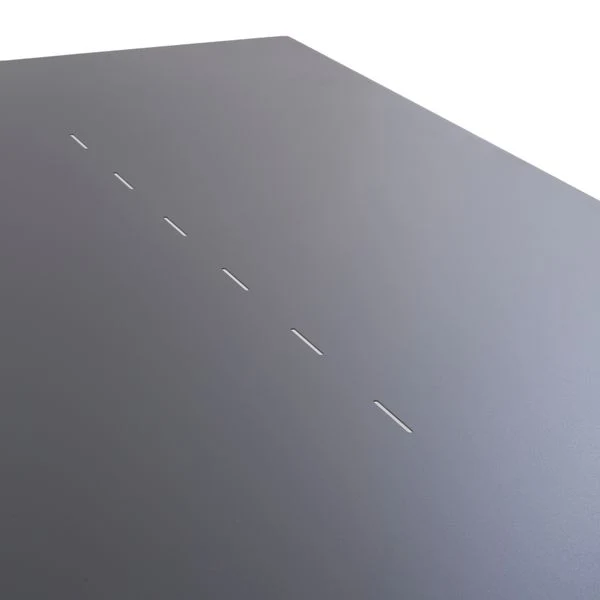 Table repas outdoor métal anthracite