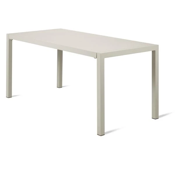 Table repas outdoor 160cm métal beige
