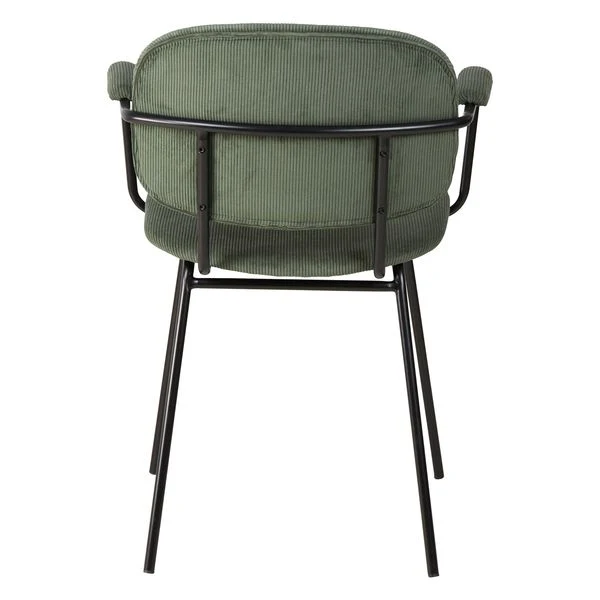 Fauteuil velours côtelé vert sapin