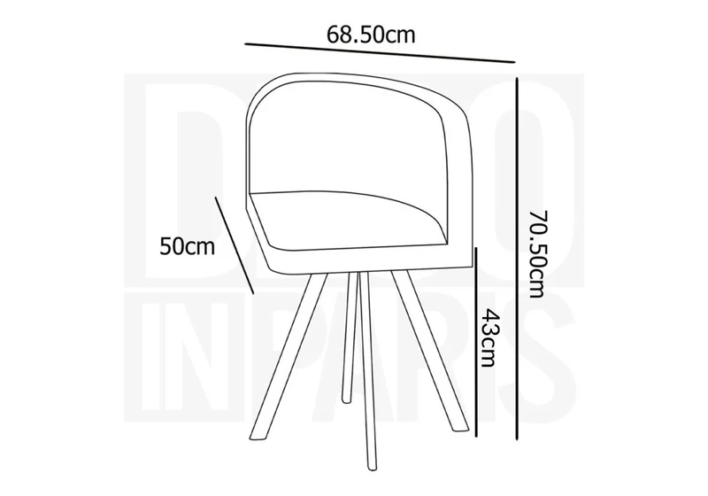 Ensemble table + 6 chaises encastrables gris FLEN XL