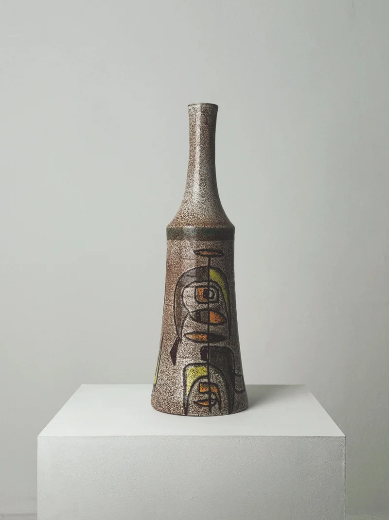 Vintage Very Large Floor Lamp Base by the Potters of Accolay