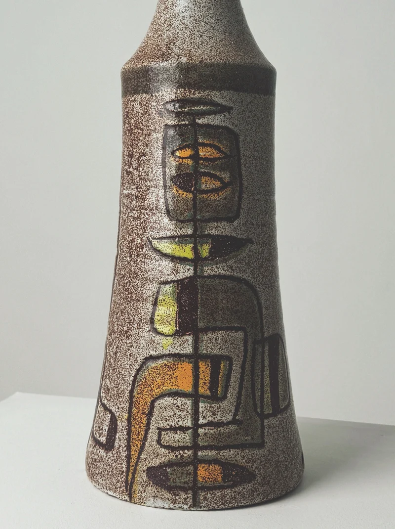 Vintage Very Large Floor Lamp Base by the Potters of Accolay