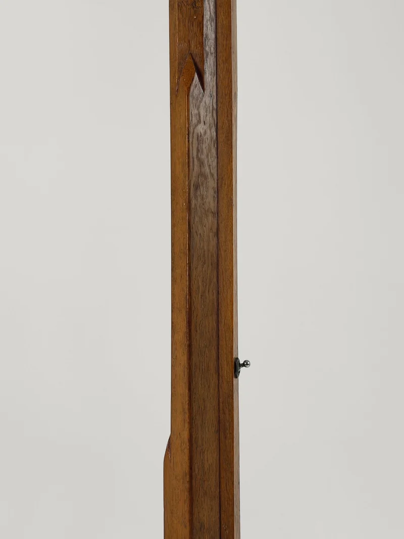Vintage Art-Deco Wood Floor Lamp