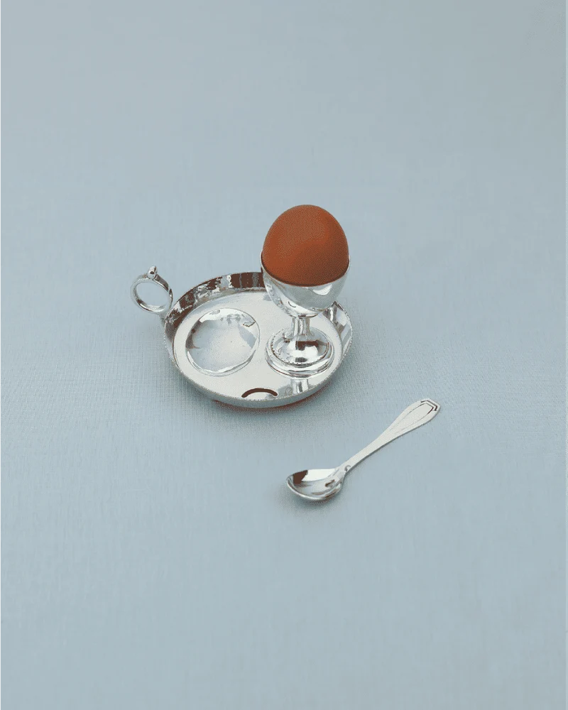 Egg Cup with Tray and Handle