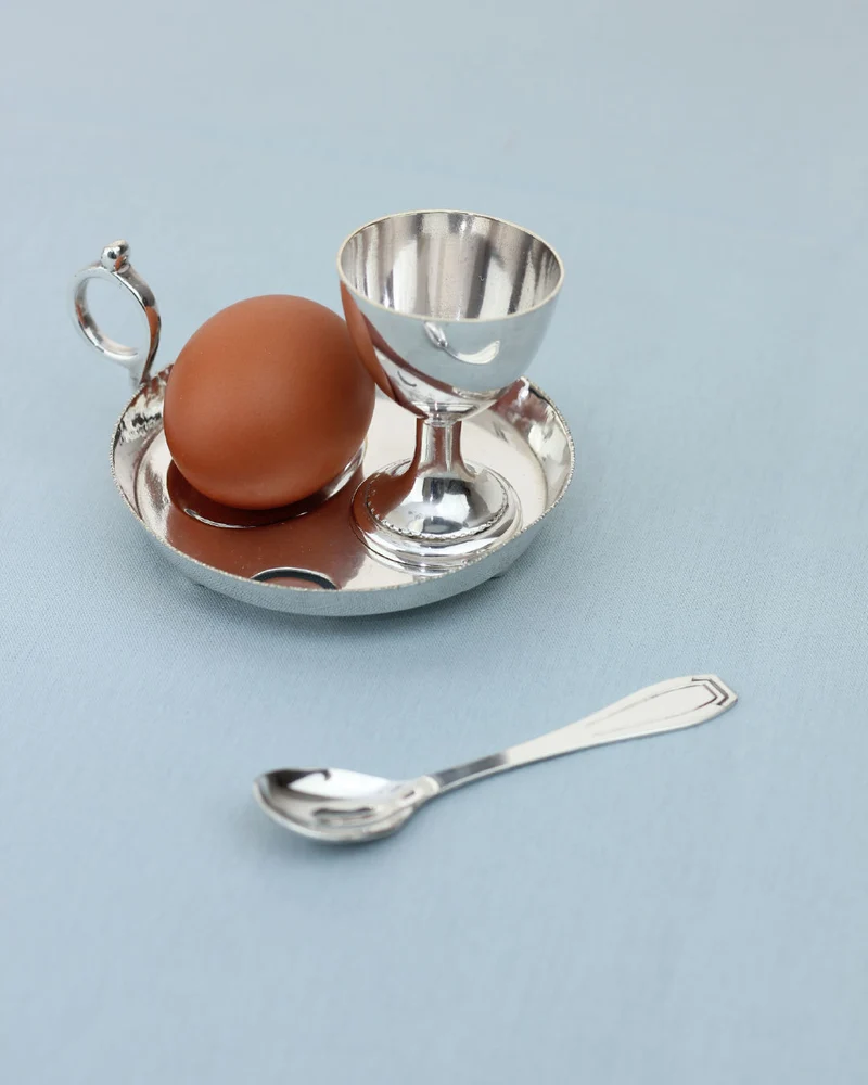 Egg Cup with Tray and Handle