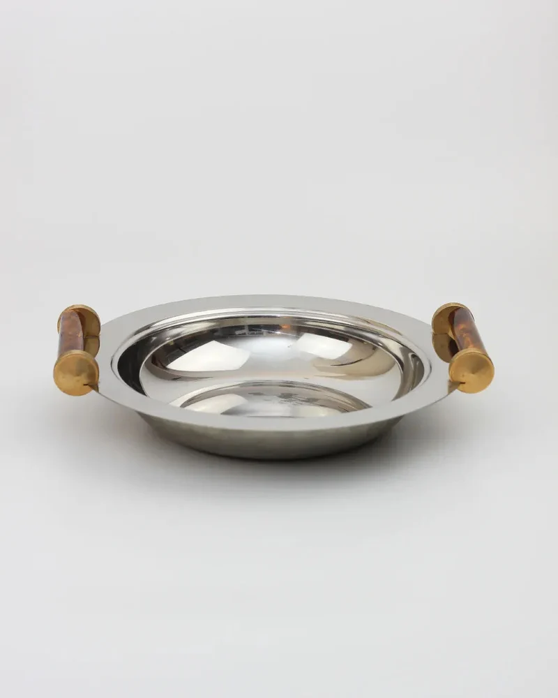 Stainless Steel Art-Deco Bowl
