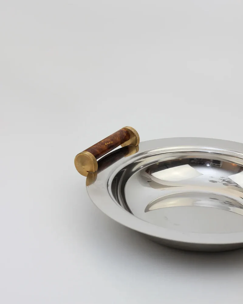 Stainless Steel Art-Deco Bowl