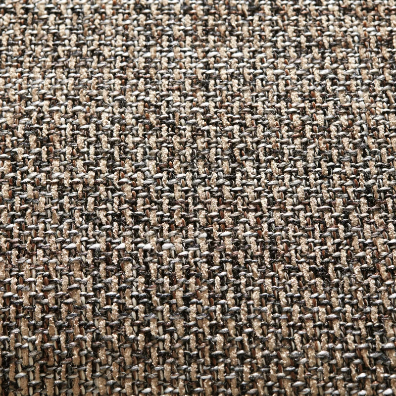 Ensemble de 2 chaises de salle à manger rembourrées en tissu brun - Bolanburg