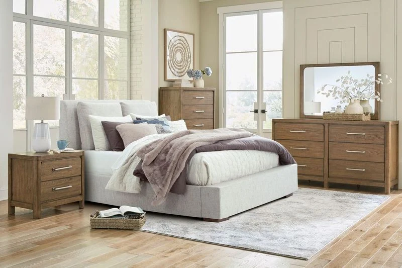 Mobilier de chambre à coucher 6 pièces Grand lit - Cabalynn Dressoni