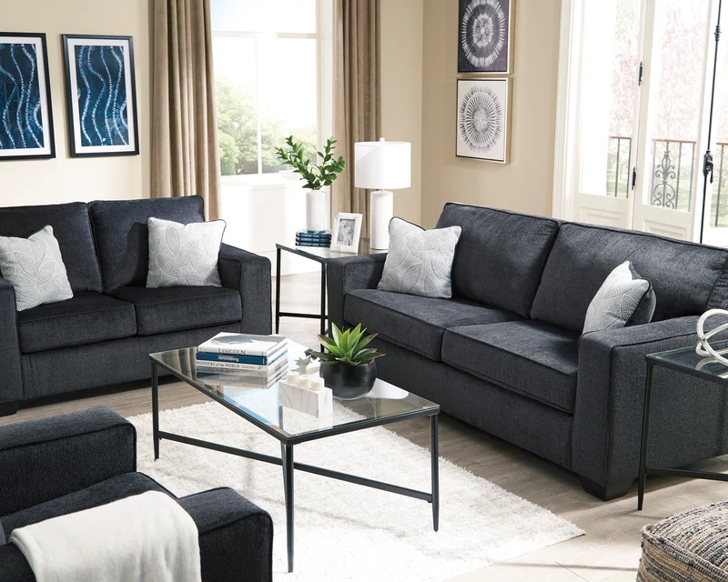Sofa en tissu avec coussins - Altari