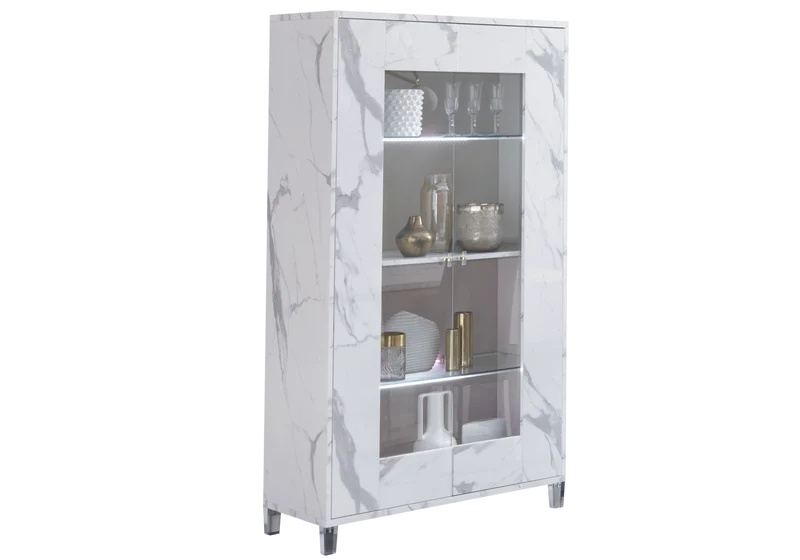 Salle à manger design marbre blanc – VITTORIA