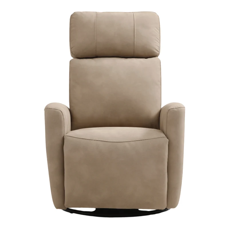Fauteuil berçant, pivotant et inclinable motorisé en tissu et en cuir - Prague 6017