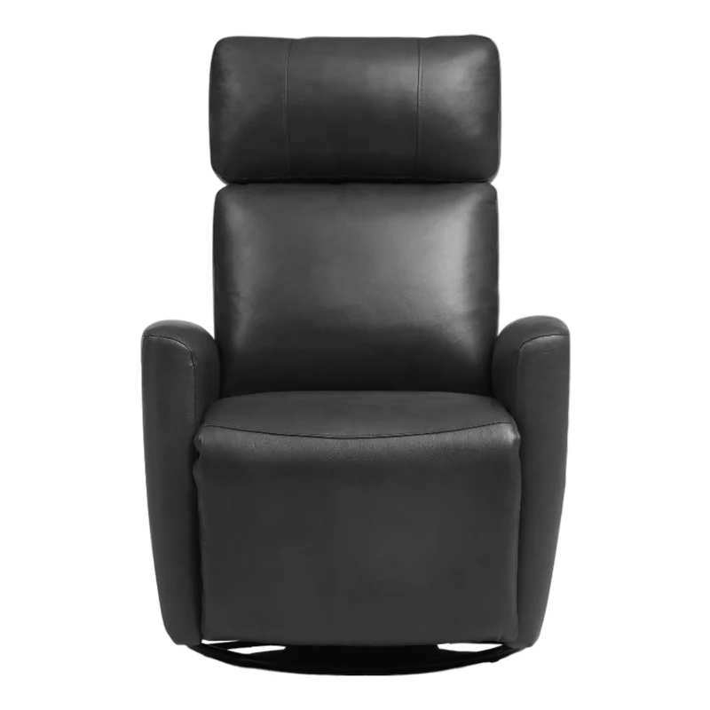 Fauteuil berçant, pivotant et inclinable motorisé en tissu et en cuir - Prague 6017