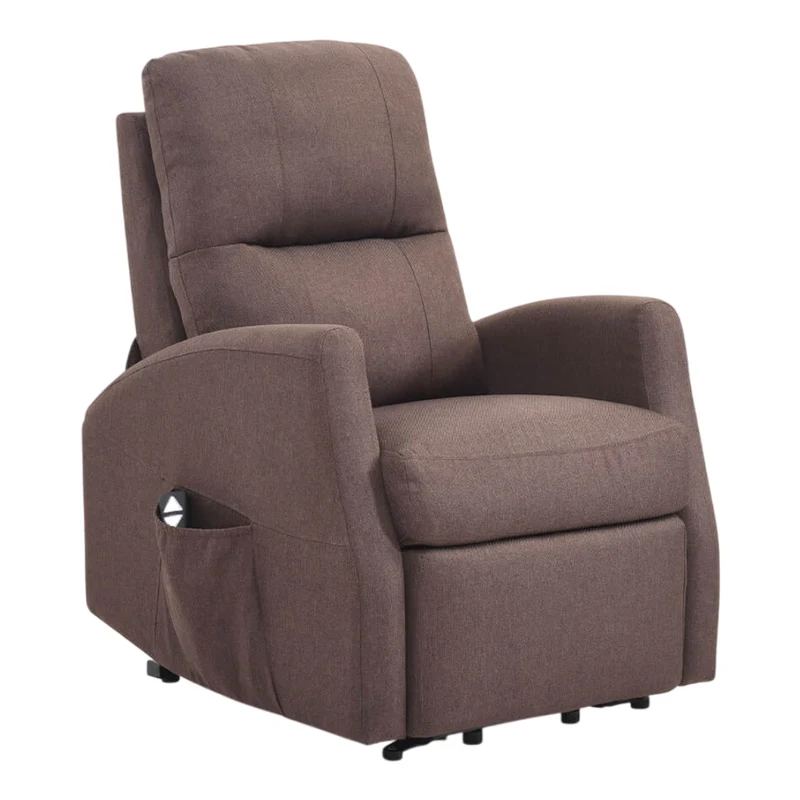 Fauteuil lève-personne inclinable en tissu avec télécommande - Athènes