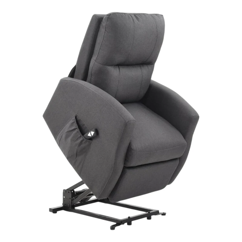 Fauteuil lève-personne inclinable en tissu avec télécommande - Athènes