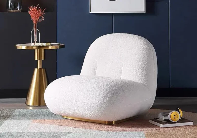 Fauteuil lounge beige - Pacha