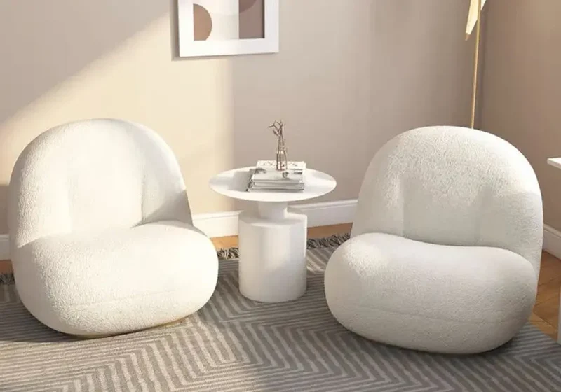 Fauteuil lounge gris - Pacha