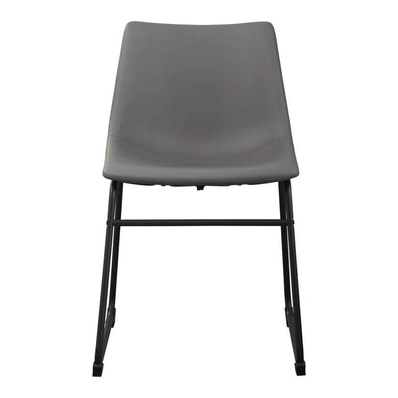 Ensemble de 2 chaises de salle à manger aspect cuir - Centiar