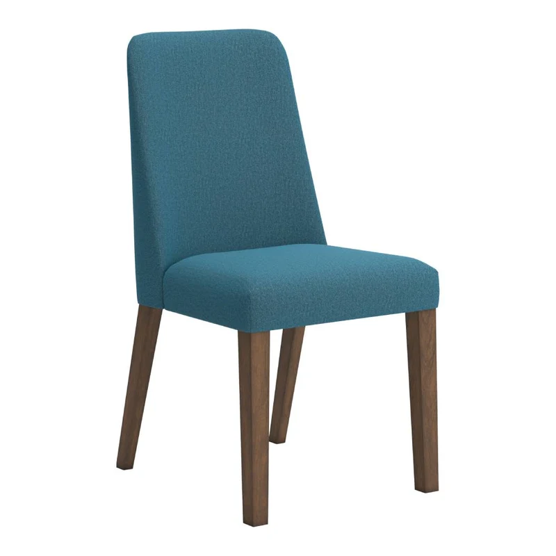 Ensemble de 2 chaises de salle à manger rembourrées en tissu - Lyncott