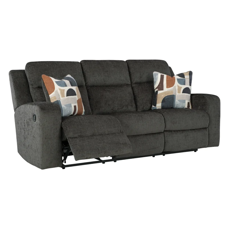 Sofa inclinable en tissu avec coussins - Kanlow