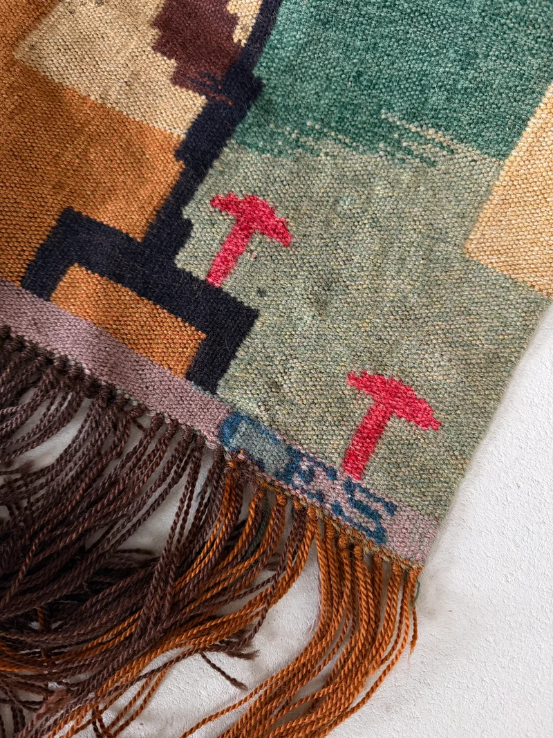 Carl Edvin Svensson Wool Wall Tapestry, Sweden, 1930s