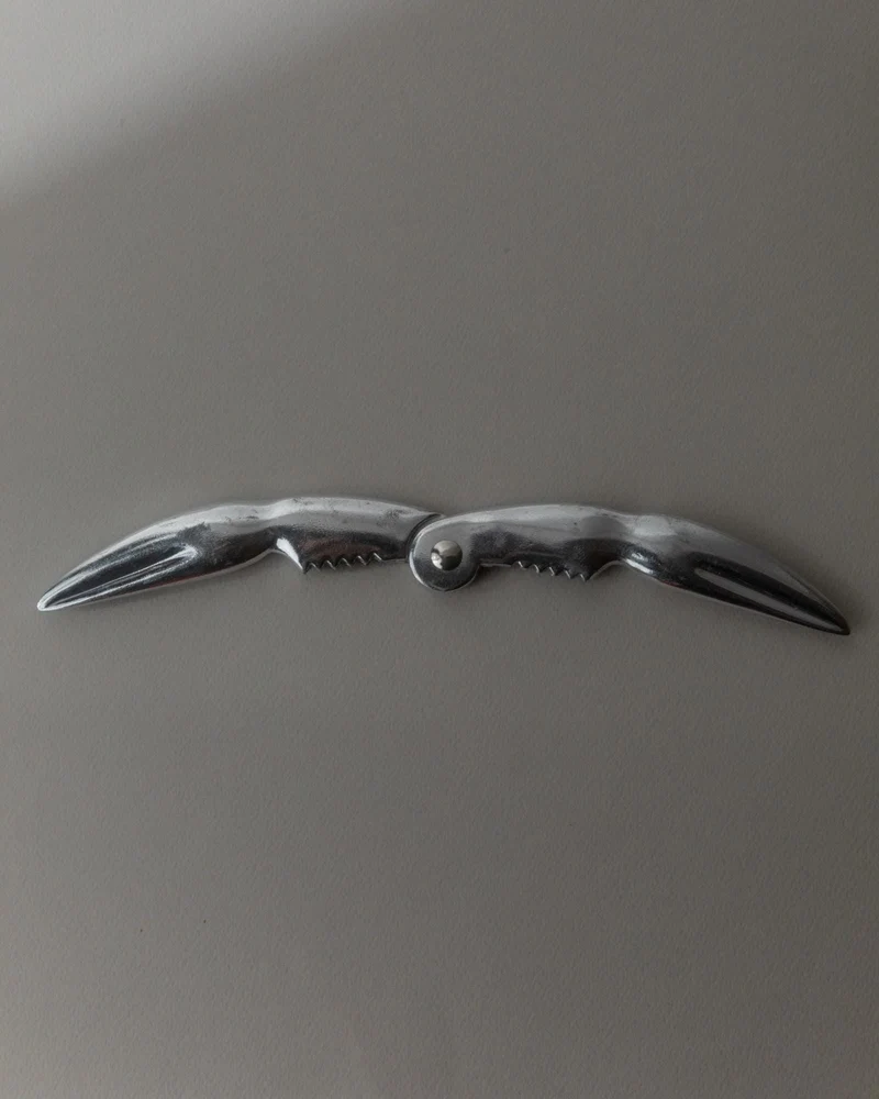 1960s Silver Plated Lobster Cracker, Set of 2