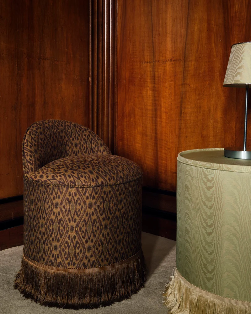 INFERI STOOL - WOVEN IKAT