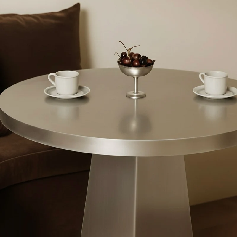 Round Stainless Steel Table